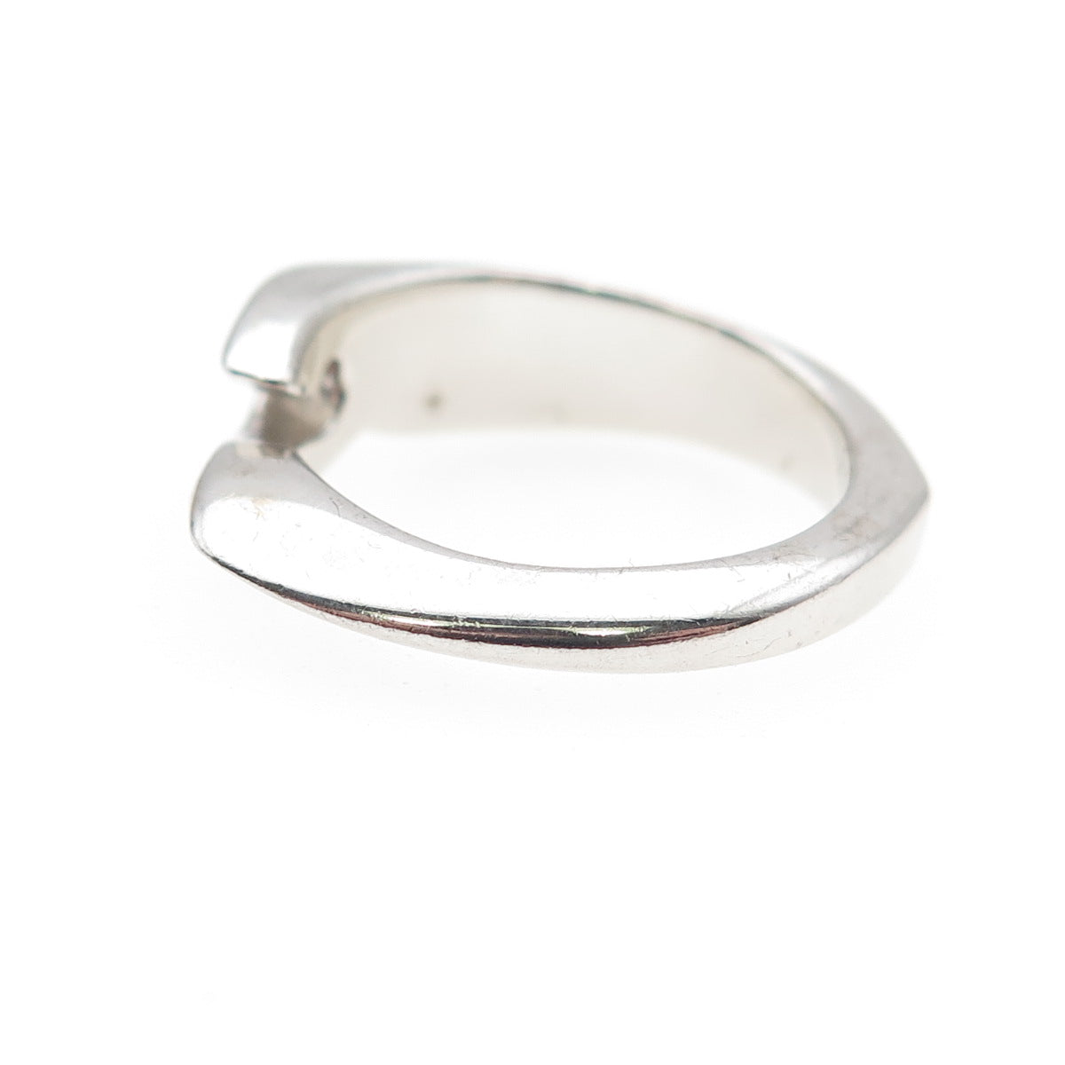 GUESS 925 Sterling Silver Hook Ring Size 7