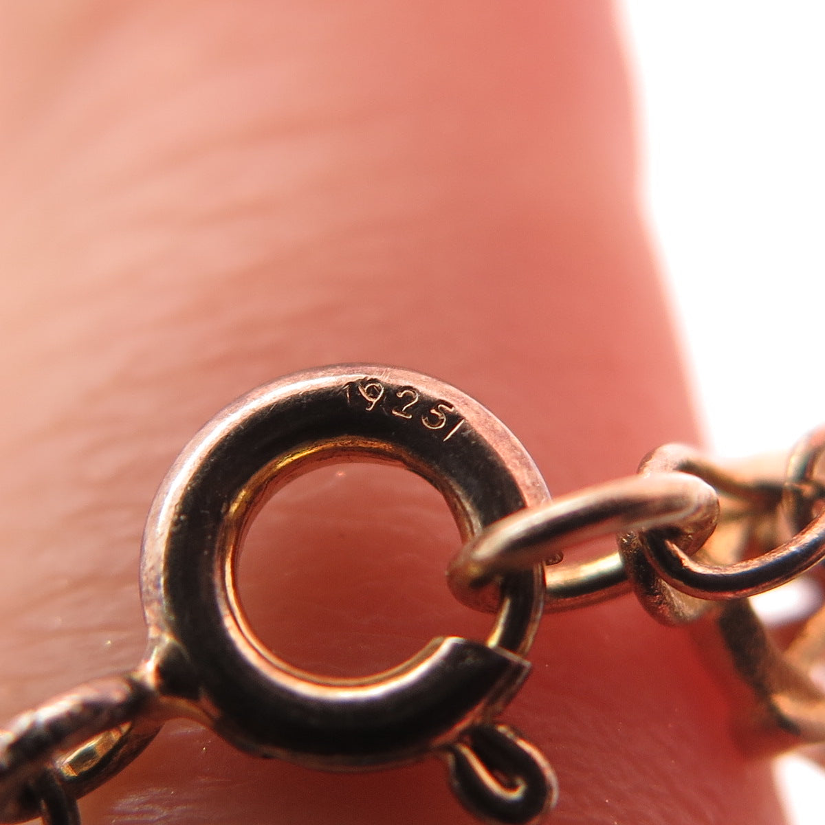 Jonette 925 Sterling Silver Gold Plated C Z Bracelet 7-7.75" (missing 1 C Z )