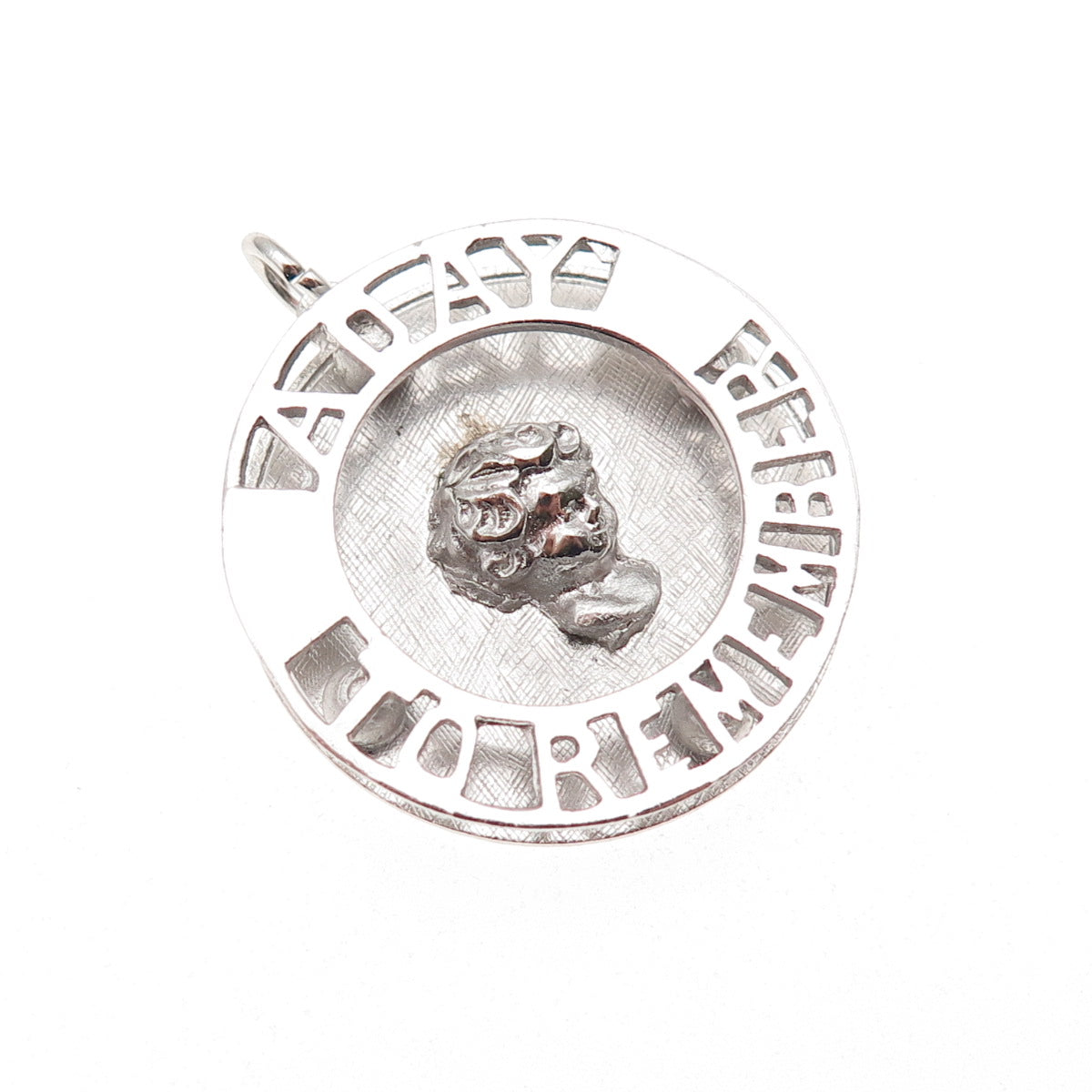 925 Sterling Silver Vintage A Day To Remember Baby Boy Charm Pendant