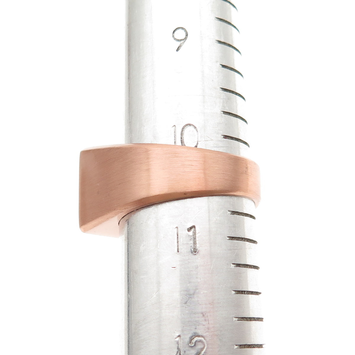 Badel 925 Sterling Silver Rose Gold Plated Real Black Diamond Ring Size 10.5