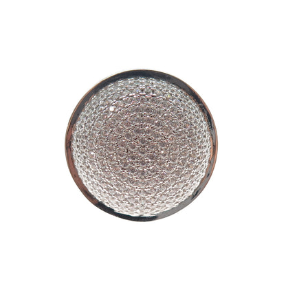 925 Sterling Silver Round-Cut C Z Dome Ring Size 9.25