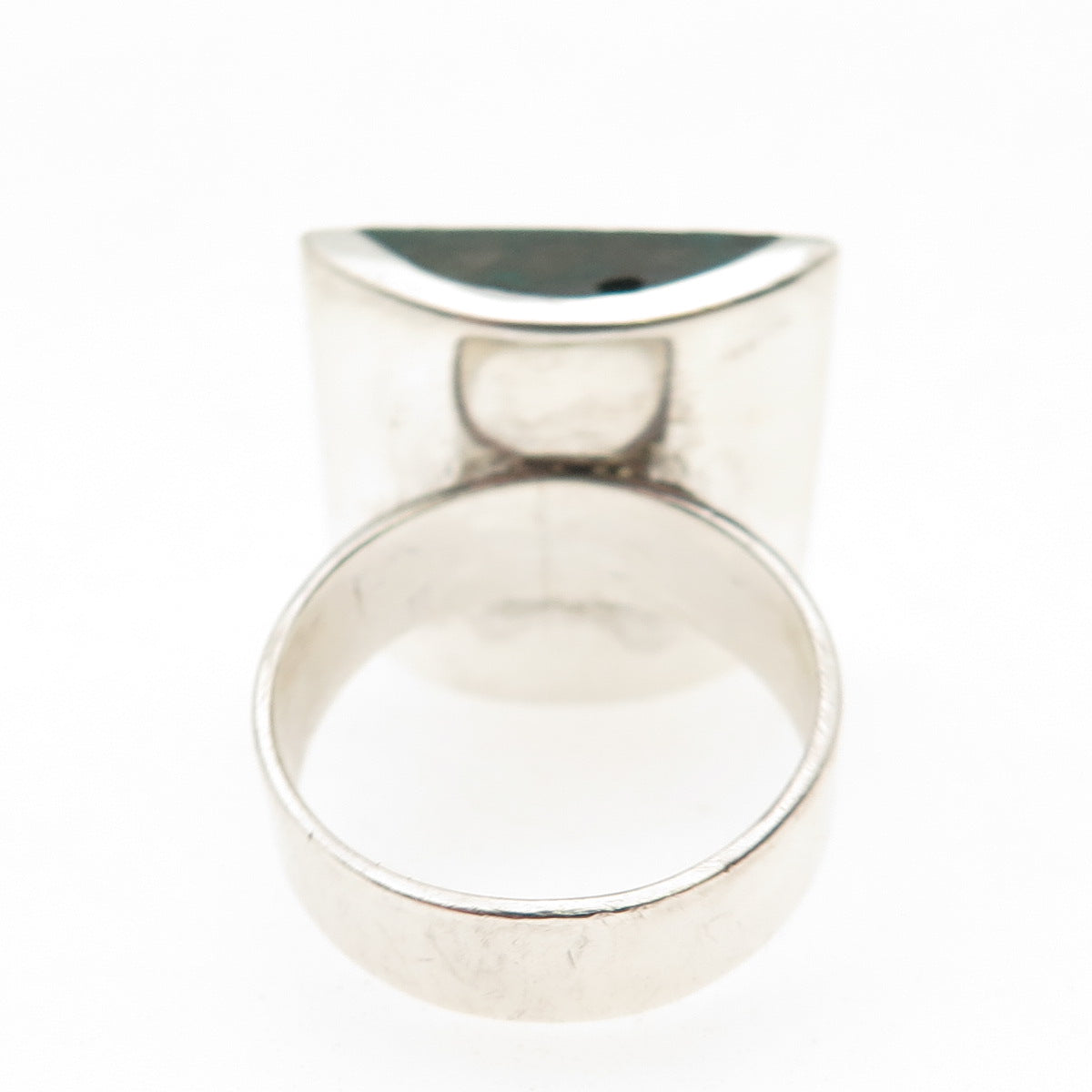 925 Sterling Silver Vintage Real Eilat Modernist Ring Size 7.75