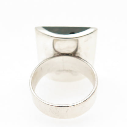 925 Sterling Silver Vintage Real Eilat Modernist Ring Size 7.75
