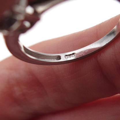 Chuck Clemency 925 Sterling Silver Real Oval-Cut Iolite Ring Size 8