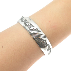 DENNIS RAMONE Old Pawn 925 Sterling Silver Mountains Adjustable Bracelet 6.75"