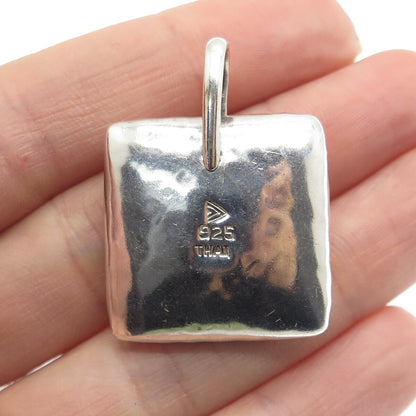 SILPADA 925 Sterling Silver Vintage Hammered Finish Modernist Pendant