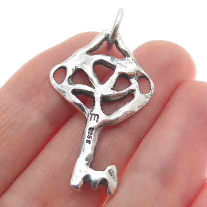 M.W. RASMUSSEN 925 Sterling Silver Vintage Denmark Key to Heaven Charm Pendant