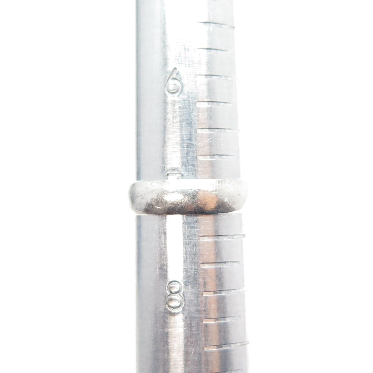 925 Sterling Silver 2-Tone Vintage Granulated Oxidized Band Ring Size 7.25