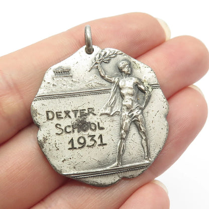 925 Sterling Silver Antique Dieges & Clust Dexter School 1931 Pendant