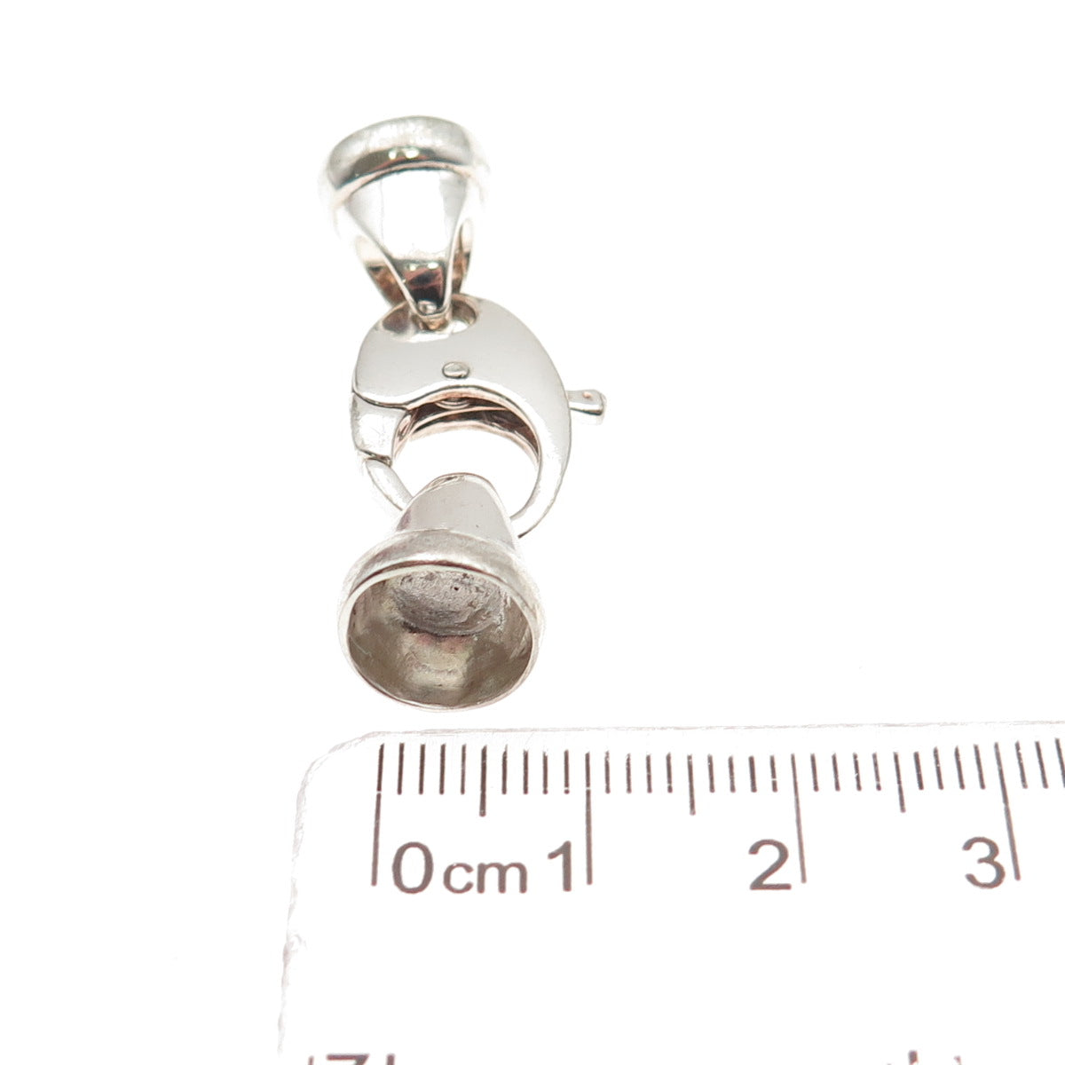 925 Sterling Silver Italy Bracelet / Necklace Lobster Lock Clasp Necklace Ends