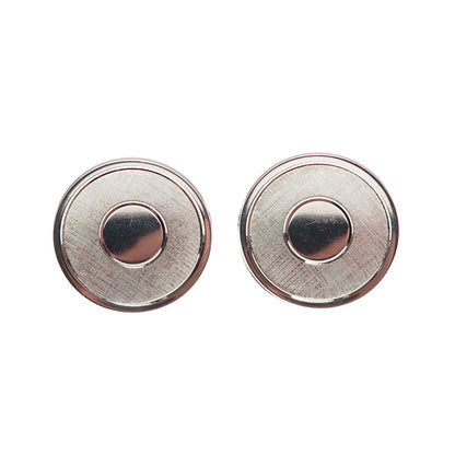 Anson 925 Sterling Silver Vintage Round Disc Cufflinks