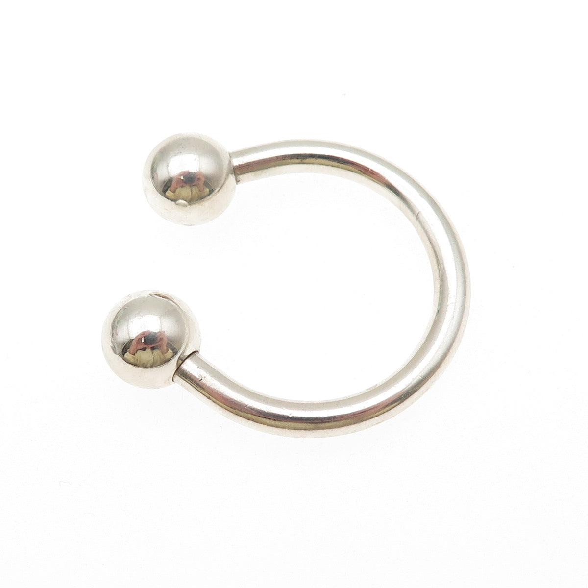 TIFFANY & CO. 925 Sterling Silver Vintage 2001 Screw Ball Key Ring