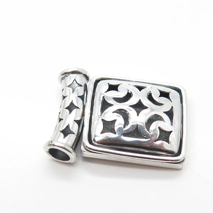 925 Sterling Silver Vintage ATI Celtic Style Slide Pendant