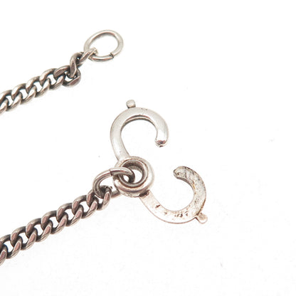 Tiffany & Co. 925 Sterling Silver Vintage Chatelaine Flashlight Fob w/ Chain