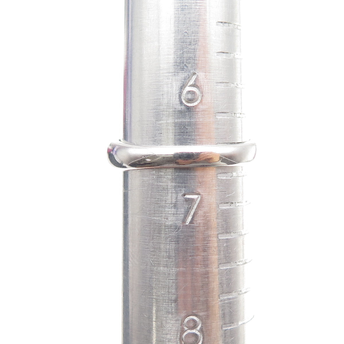 JCL Colleen Lopez 925 Sterling Silver Round-Cut C Z Engagement Ring Size 6.75