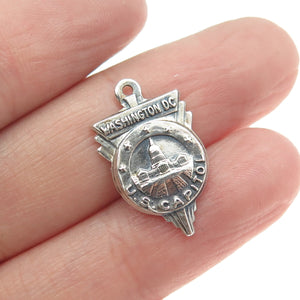 BATES & KLINKE 925 Sterling Silver Vintage US Capitol Washington DC Pendant