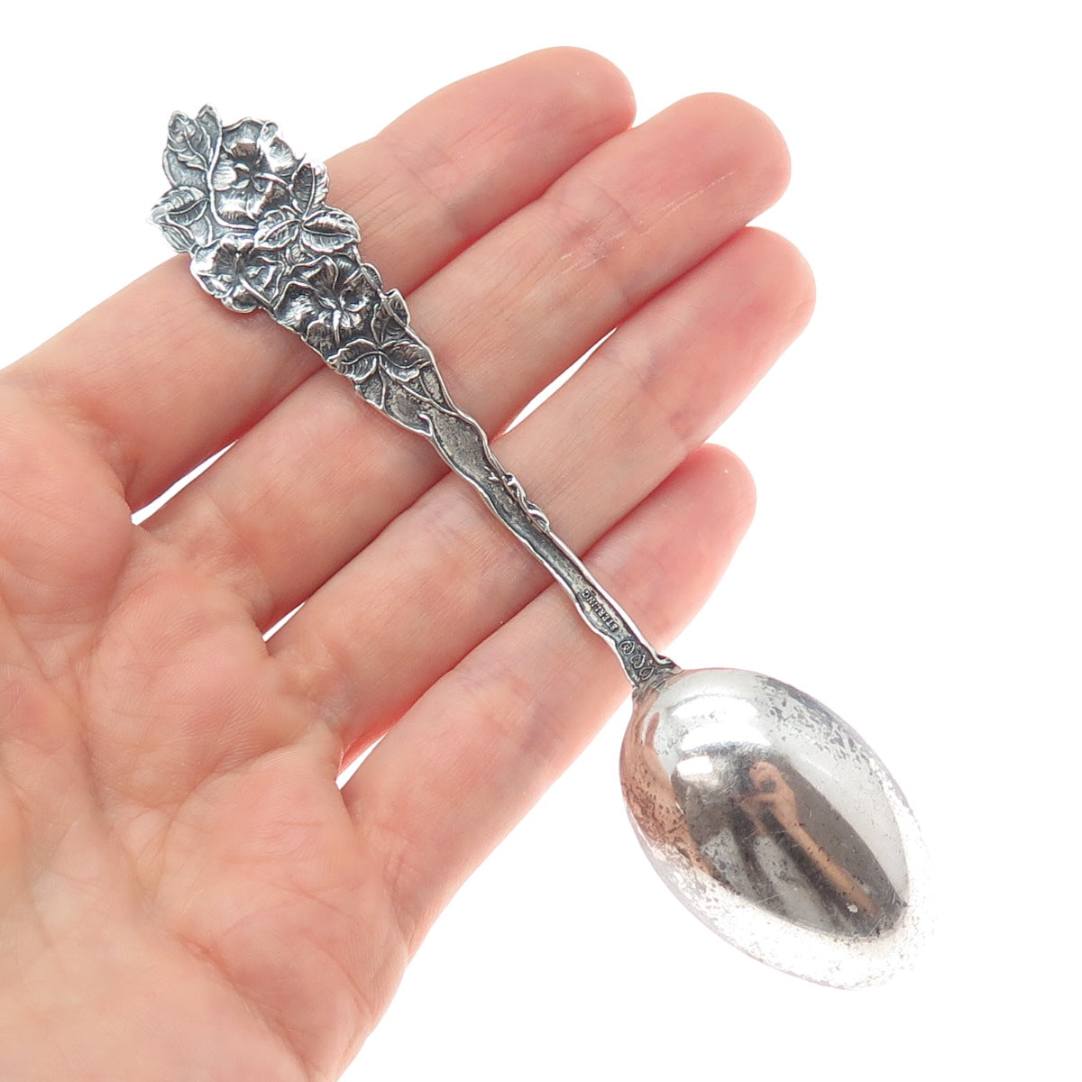 PAYE & BAKER 925 Sterling Silver Antique Casino Asbury Park NJ Coffee Spoon