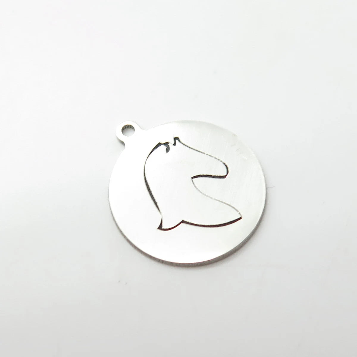 925 Sterling Silver USA Two In Town Horse Charm Pendant