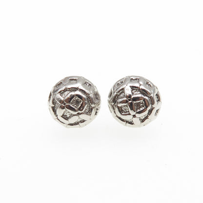 925 Sterling Silver Lucky Number 8 Stud Earrings
