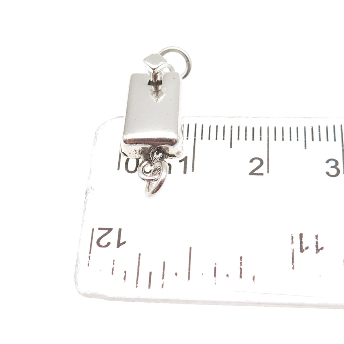 925 Sterling Silver Vintage Mexico Bracelet / Necklace Box Lock Clasp