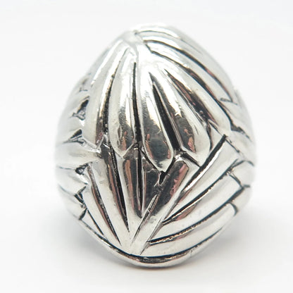 925 Sterling Silver Vintage Chapal-Zenray Inc. Modernist Ring Size 6