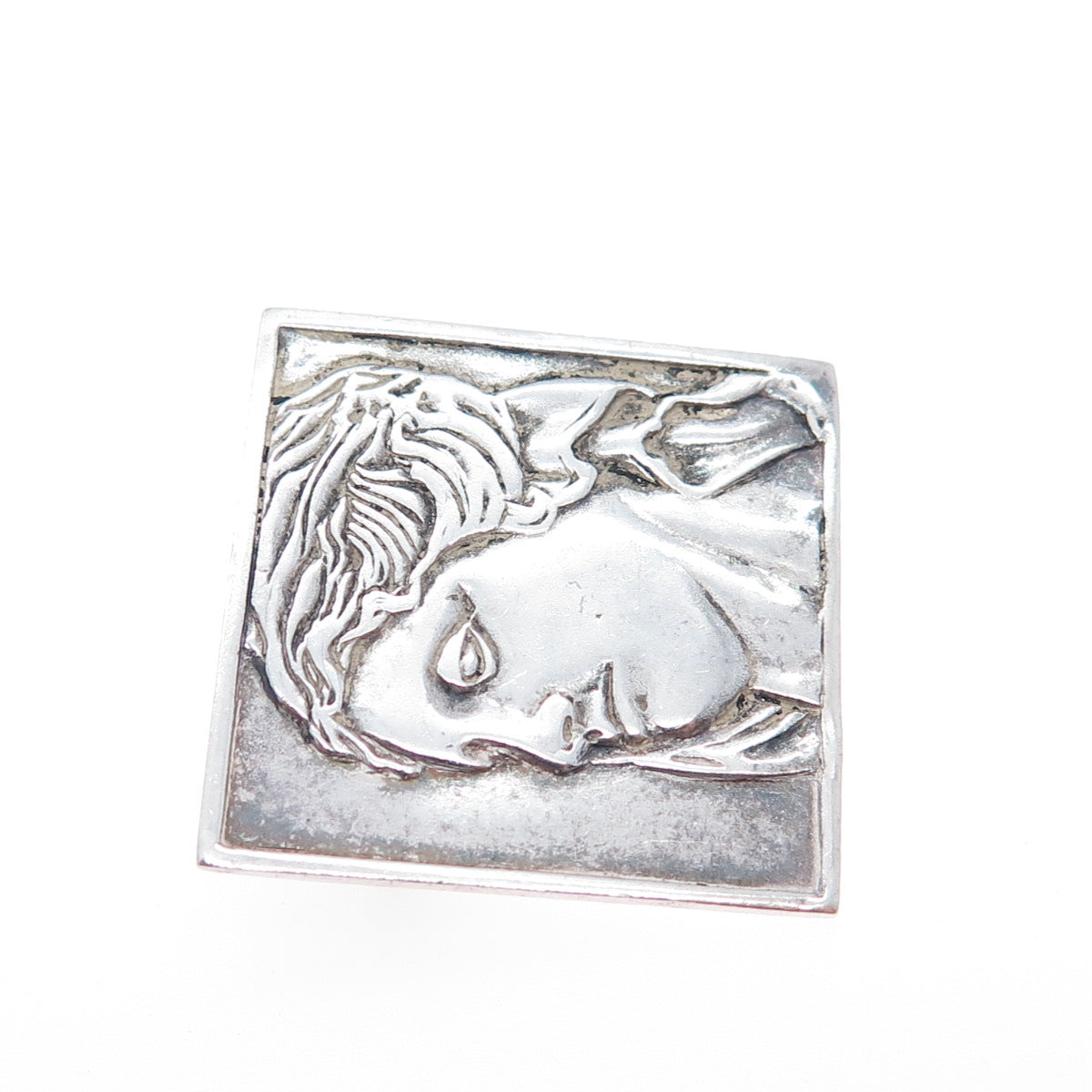 925 Sterling Vintage 1997 Dublin Olympias Mother of Alexander the Great Brooch