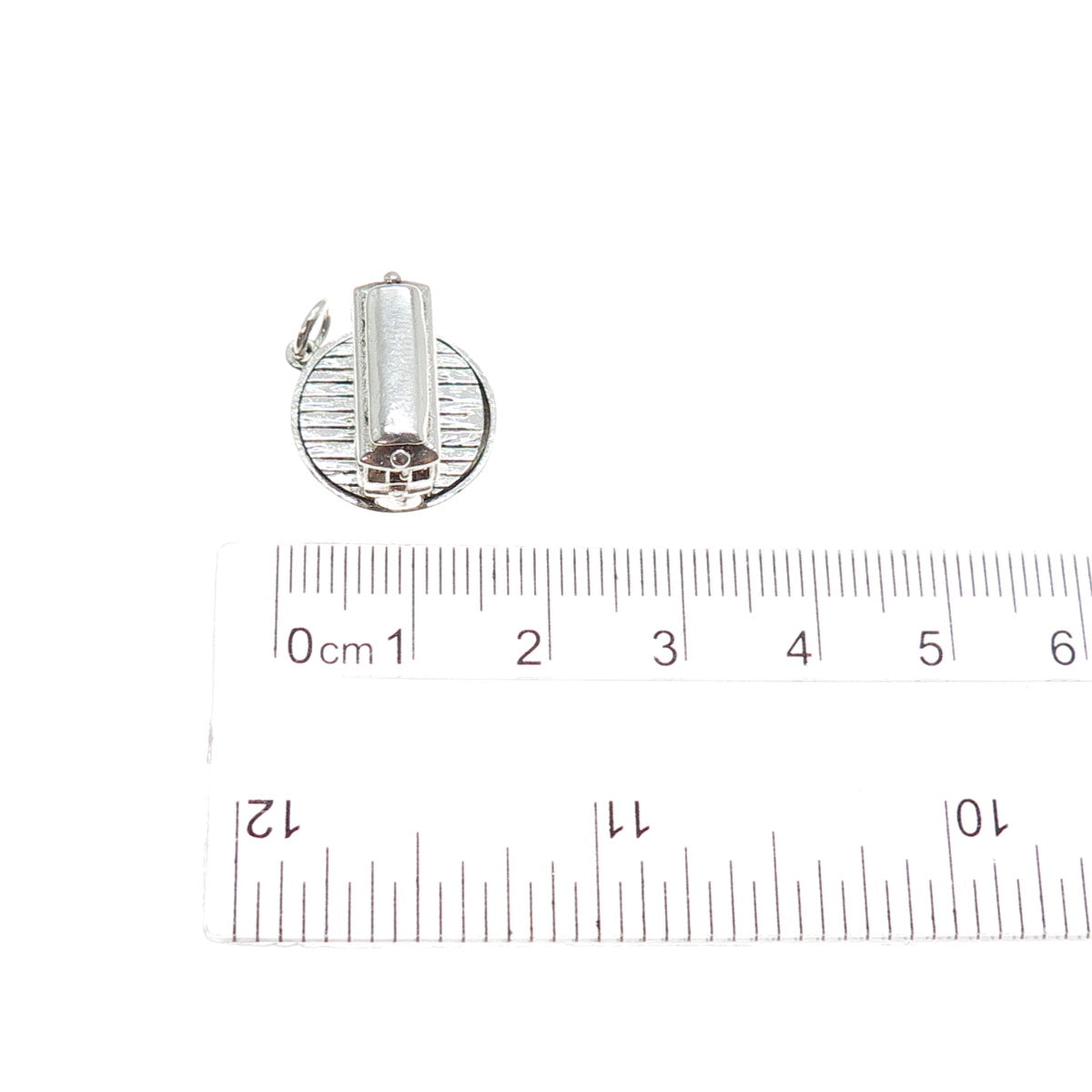 925 Sterling Silver Vintage San Francisco Cable Car Mini 3D Charm Pendant
