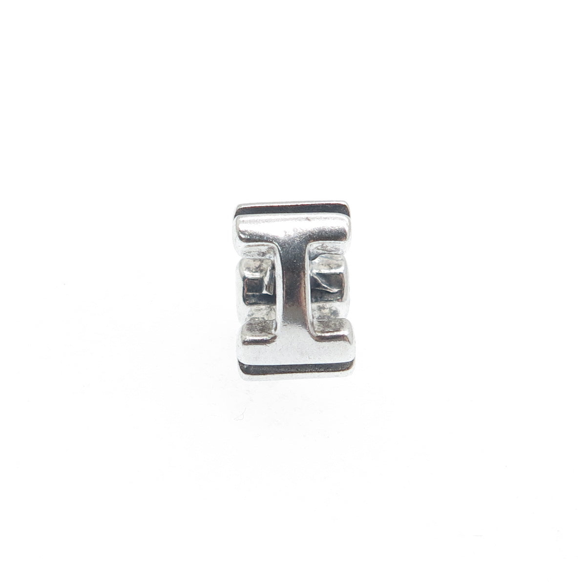 CHAMILIA 925 Sterling Silver Letter H Initial Bead Charm