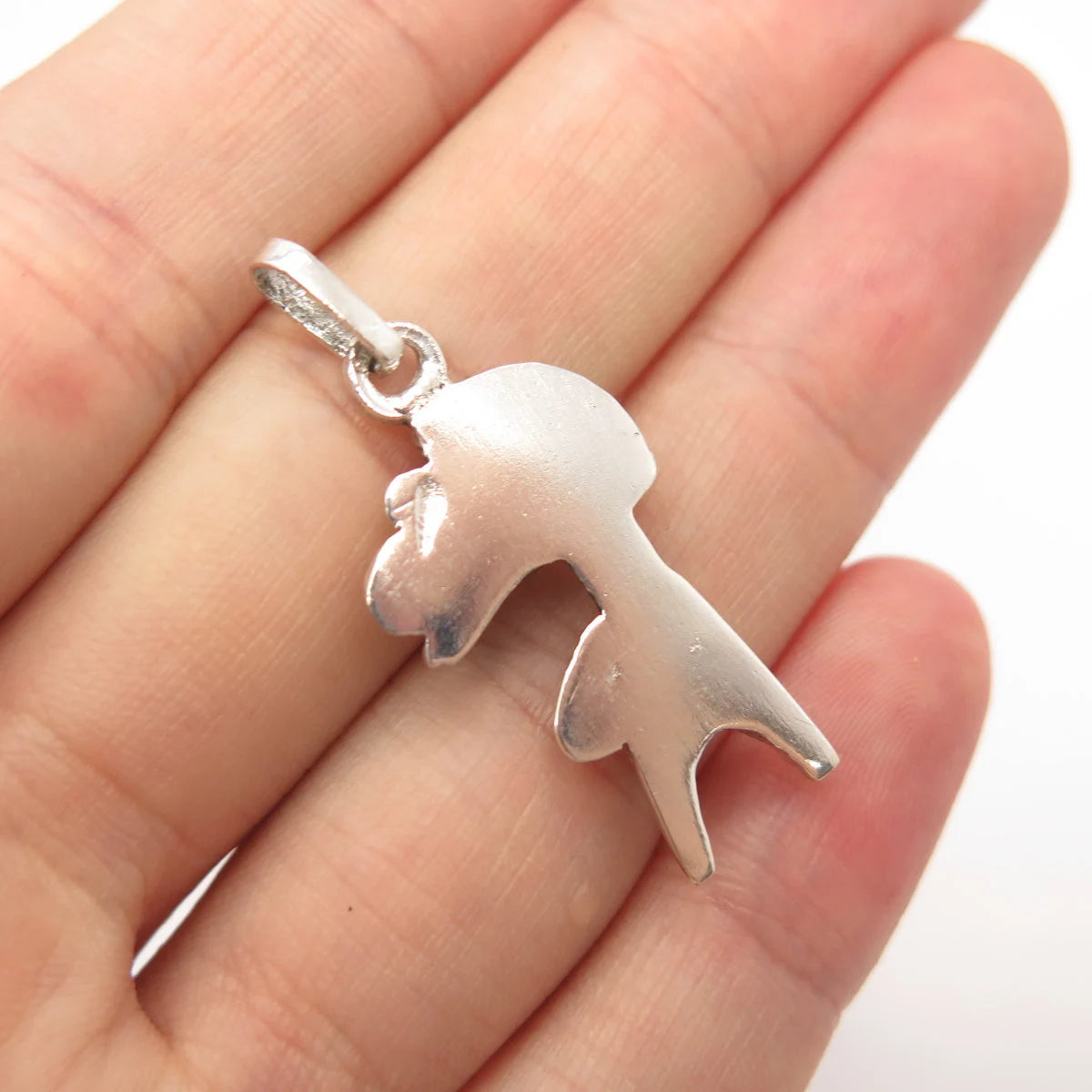 925 Sterling Silver Vintage Archaeopteryx Dinosaur Pendant