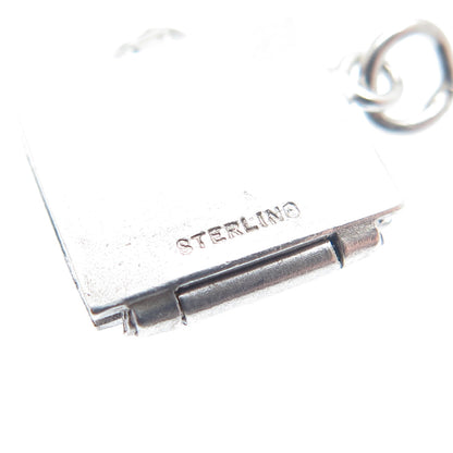 925 Sterling Vintage How To Win At Bridge Get A Horseshoe Mini Locket Pendant