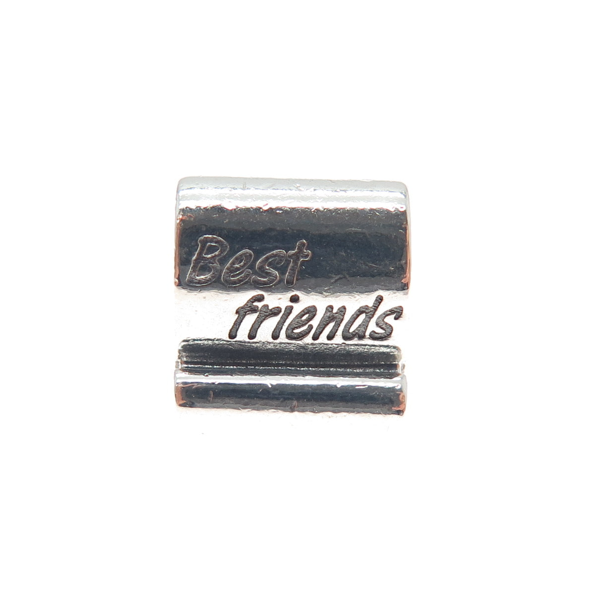 PANDORA 925 Sterling Silver Best Friends Celtic Triskelion Slide Bead Charm