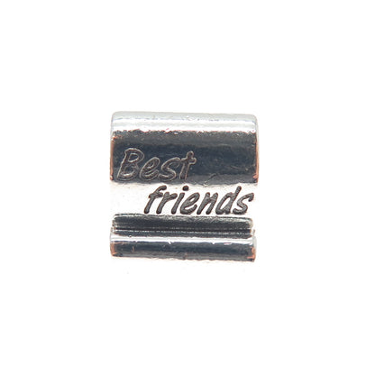 PANDORA 925 Sterling Silver Best Friends Celtic Triskelion Slide Bead Charm