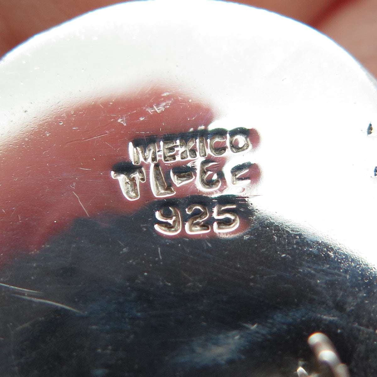 925 Sterling Silver 2-Tone Vintage Mexico Yin Yang Modernist Clip On Earrings