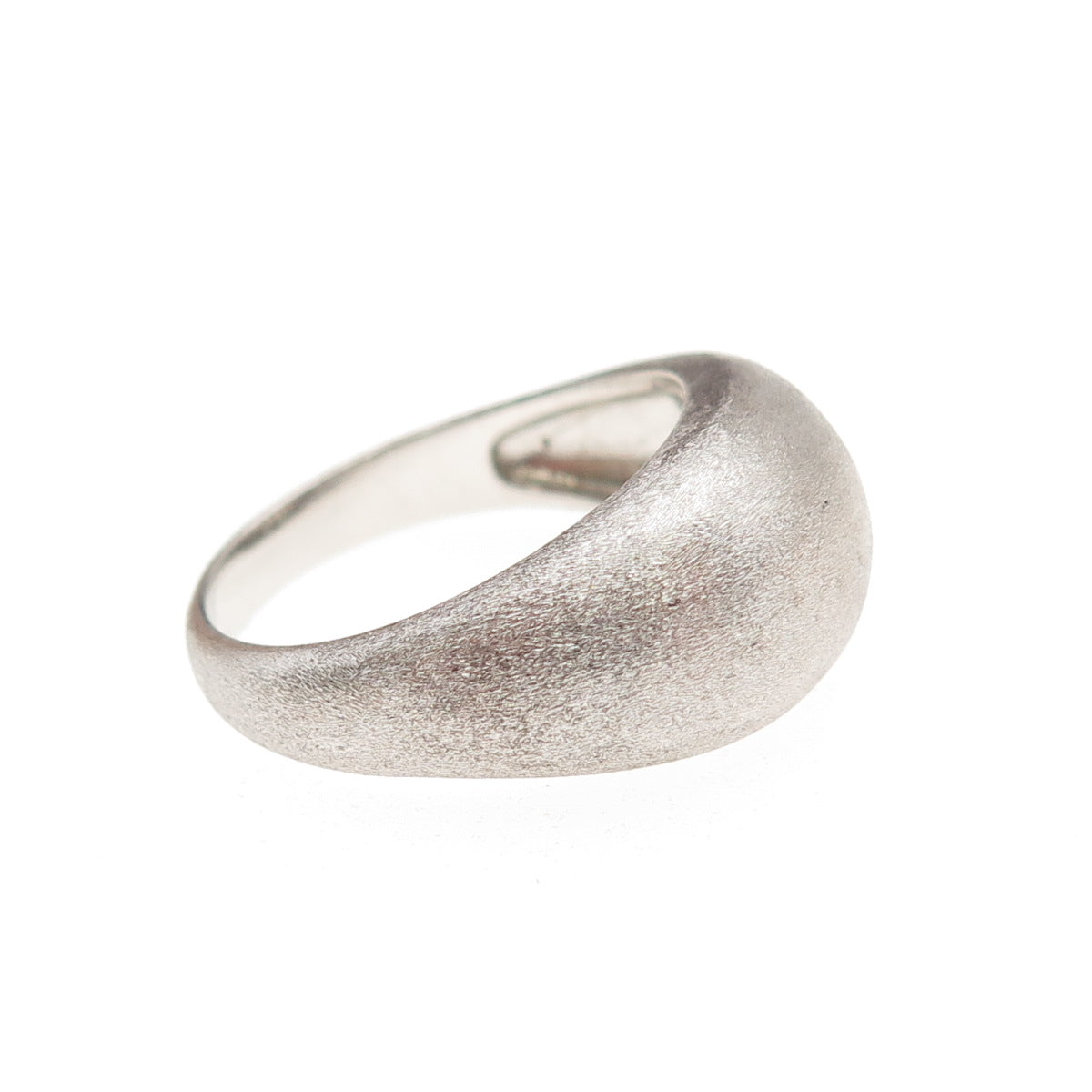 925 Sterling Silver Round-Cut C Z Modernist Dome Ring Size 9