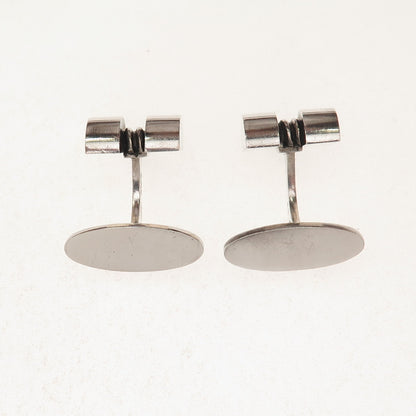 Georg Jensen 925S Sterling Silver Vintage Denmark Modernist Cufflinks #67