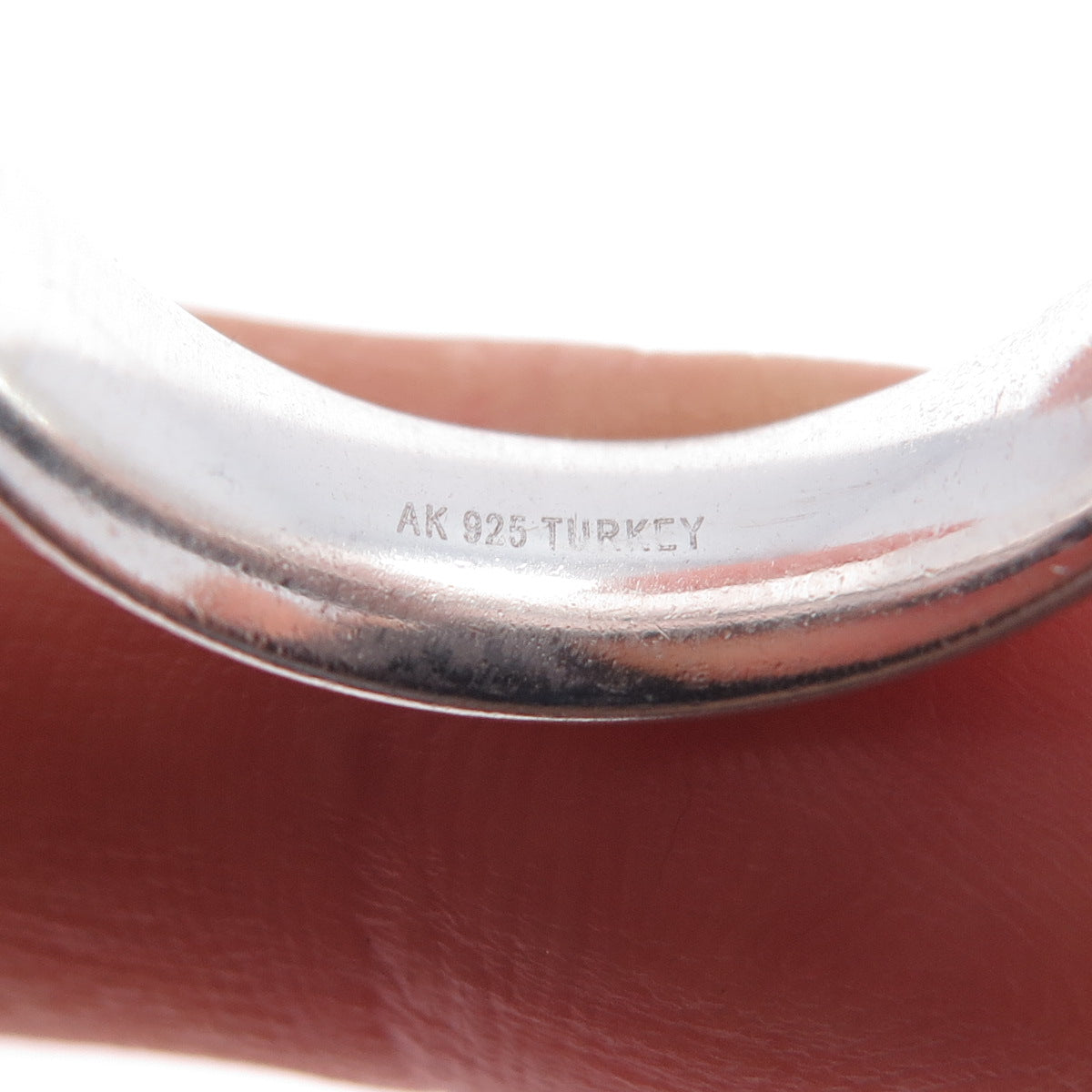 925 Sterling Silver Diamond-Cut Band Ring Size 10