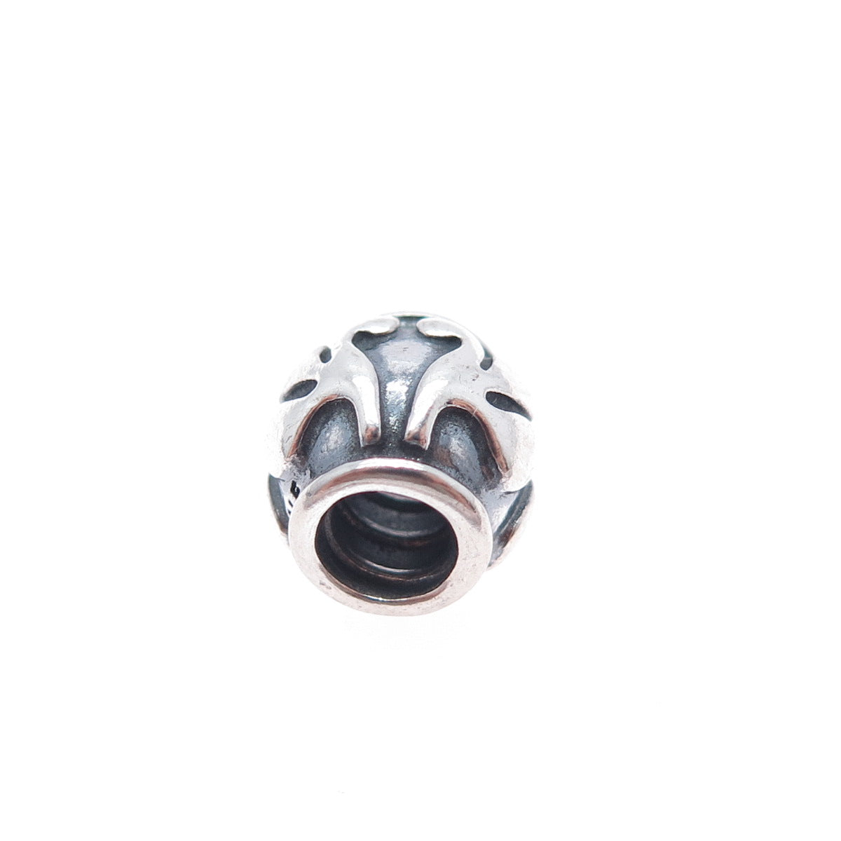 PANDORA 925 Sterling Silver Friendly Florets Slide Bead Charm