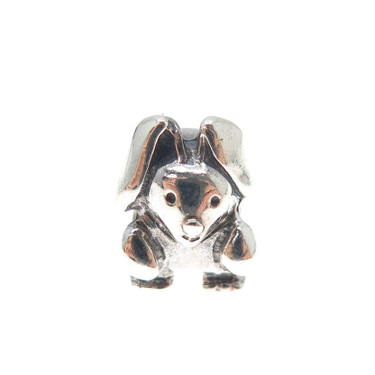 PANDORA 925 Sterling Silver Nini the Rabbit Slide Bead Charm
