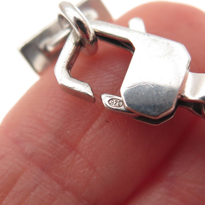 Emporio Armani Sterling Silver Vintage Bracelet / Necklace Lobster Lock Clasp
