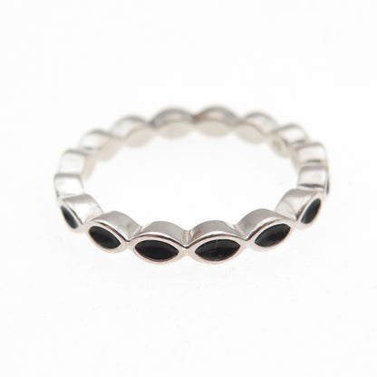 PANDORA 925 Sterling Silver Better Together Band Ring Size 6.75