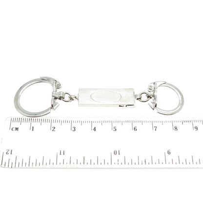 LAMODE 925 Sterling Silver Vintage USA Double Key Ring Holder