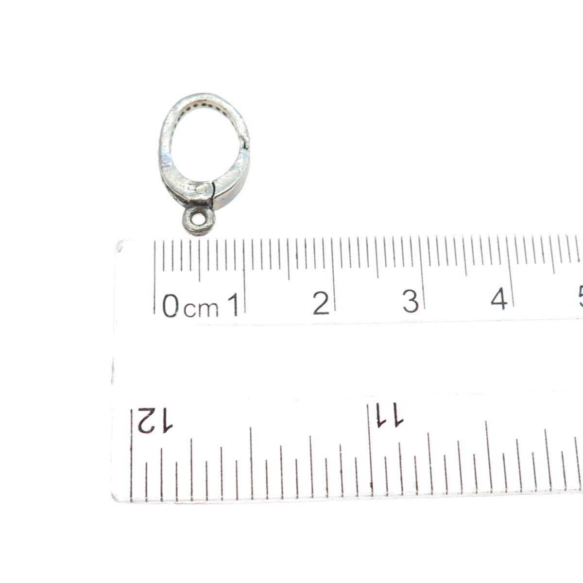 925 Sterling Silver Real Round-Cut Diamond Bracelet / Necklace Lobster Lock