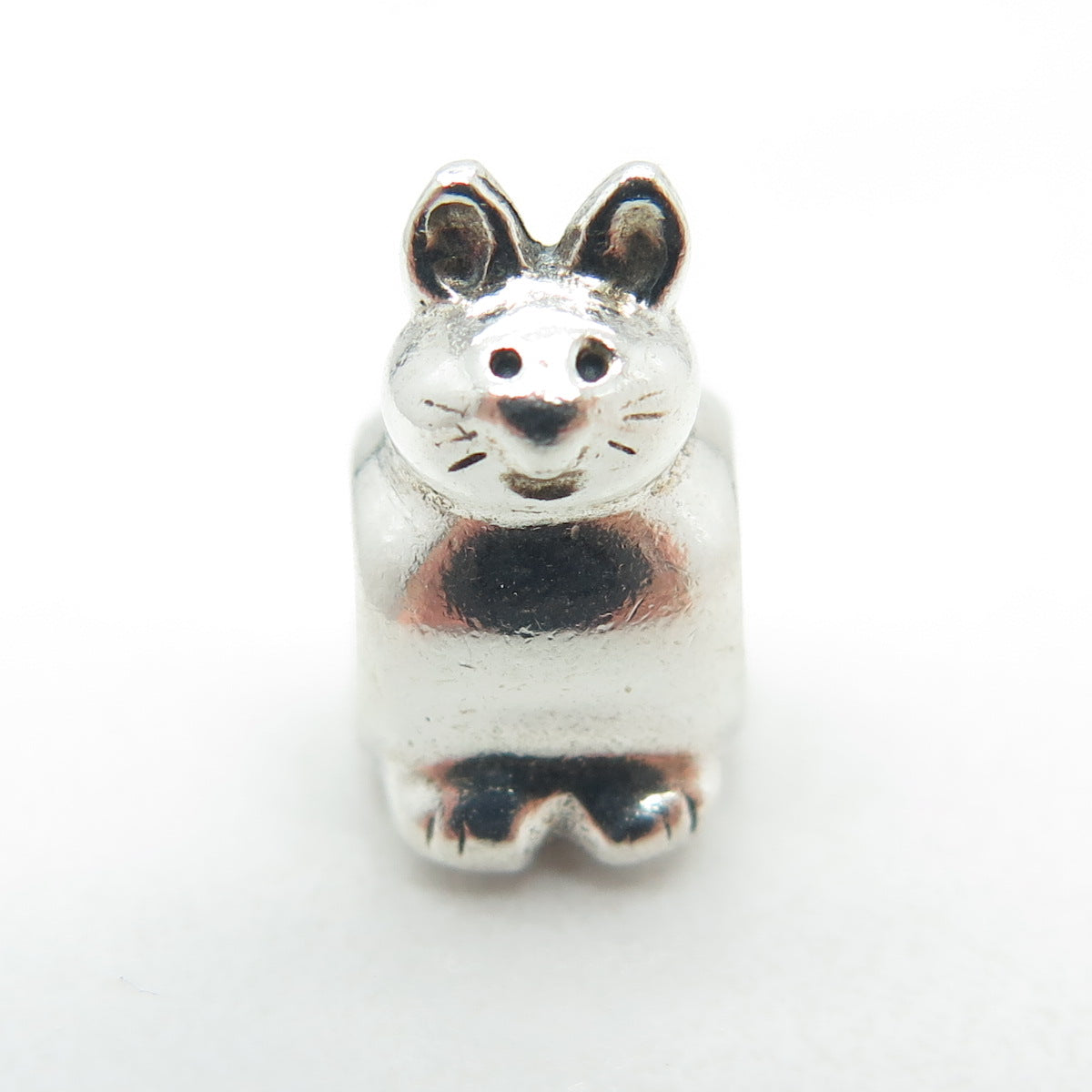 PANDORA 925 Sterling Silver Kitty Cat Bead Charm