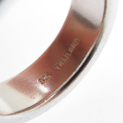 STEVEN LAVAGGI Sterling Vintage Love Faith Hope Peace Rotating Ring Size 7.25