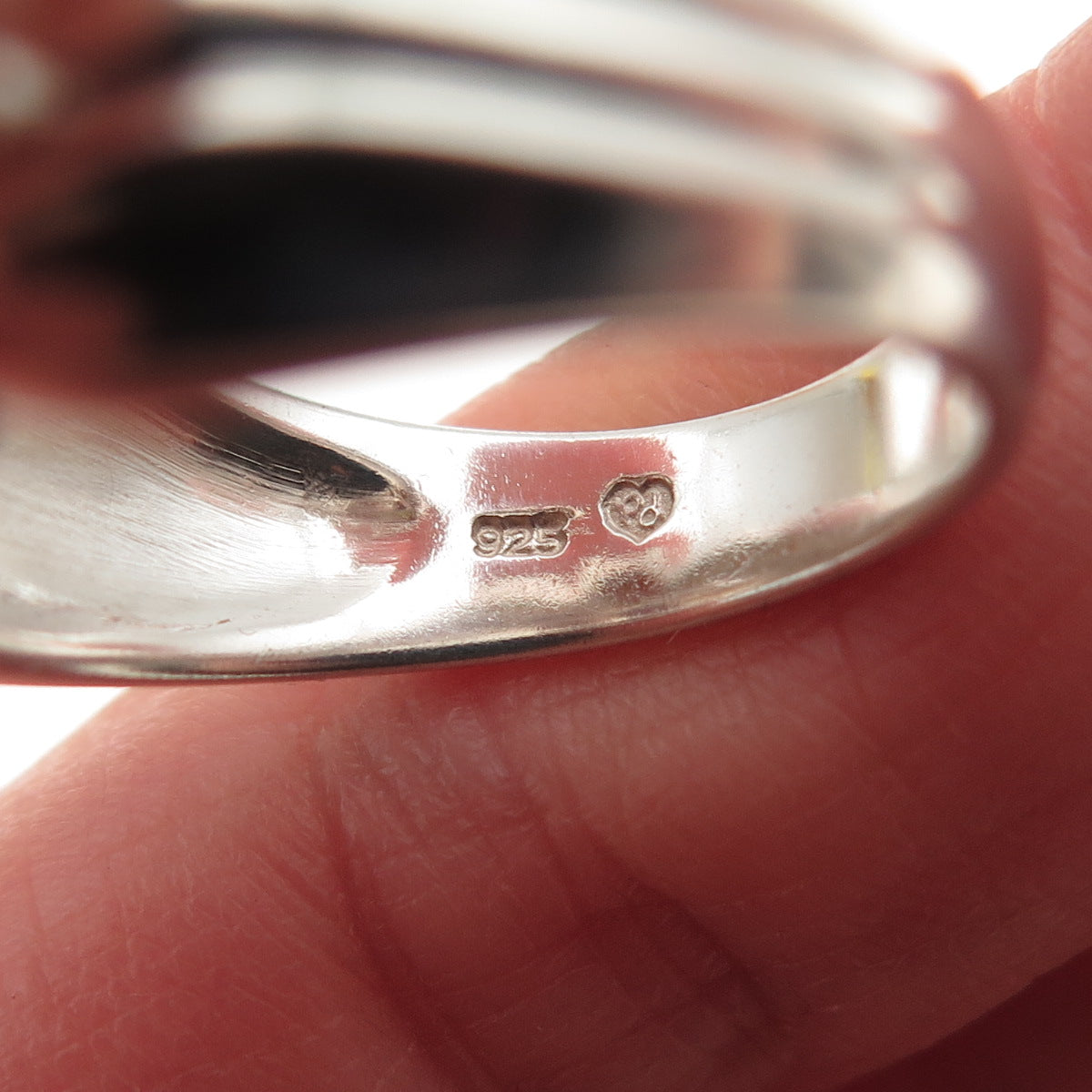 925 Sterling Silver Vintage Real Blue Topaz Amethyst Peridot Citrine Ring Size 8