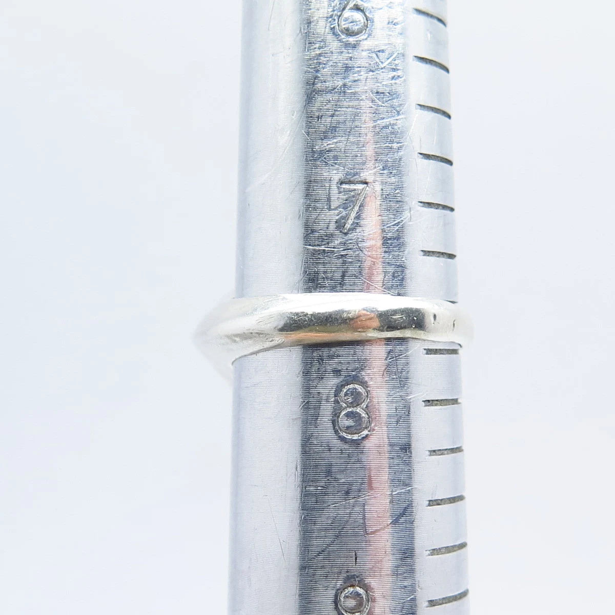 925 Sterling Silver Vintage Amethyst-Tone C Z Ring Size 7.5