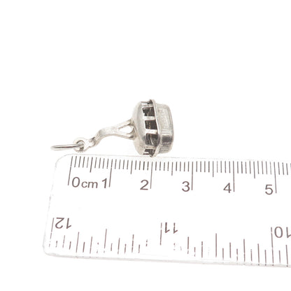925 Sterling Silver Vintage Caracas Gondola 3D Mini Charm Pendant