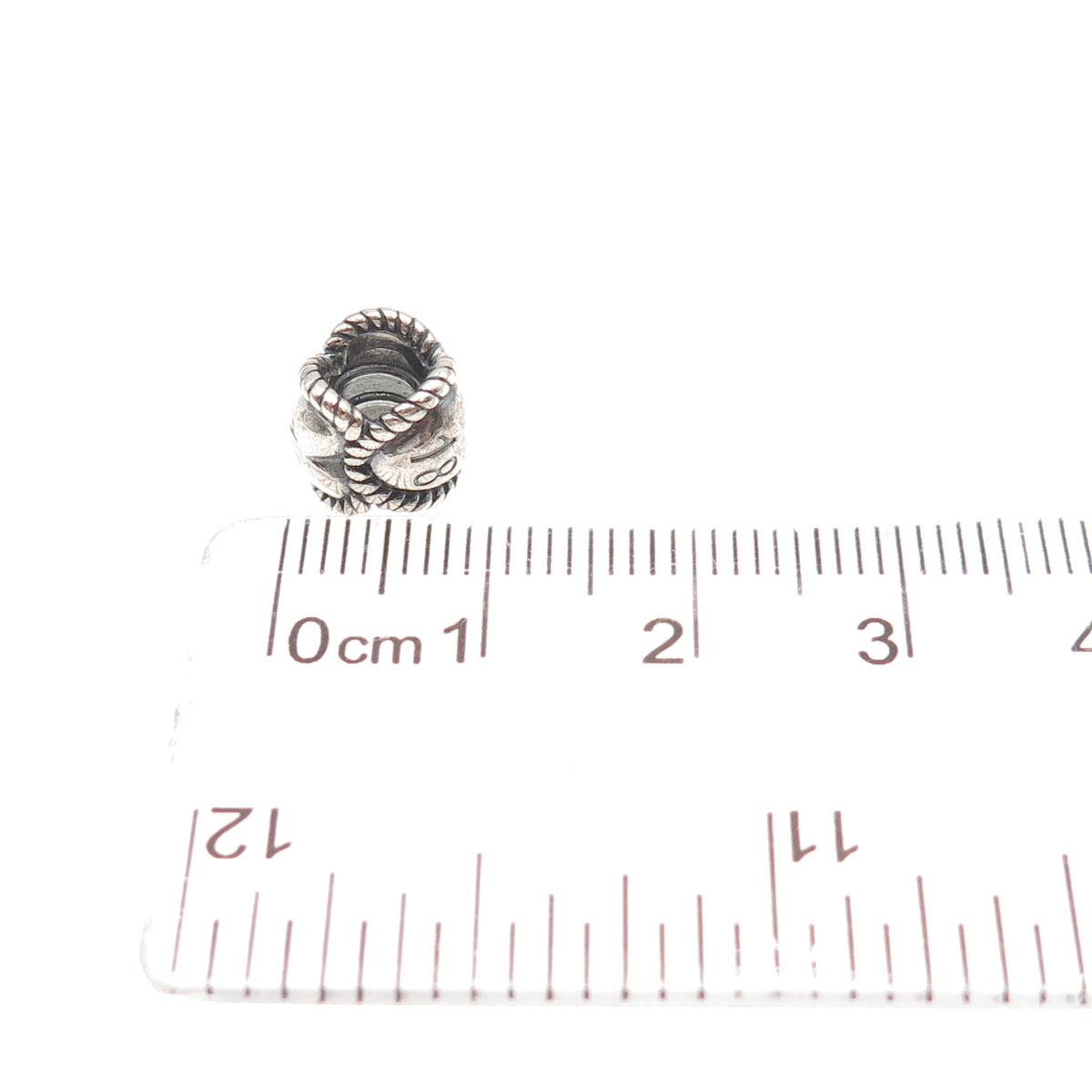 PANDORA 925 Sterling Silver 18th Birthday Heart Slide Bead Charm