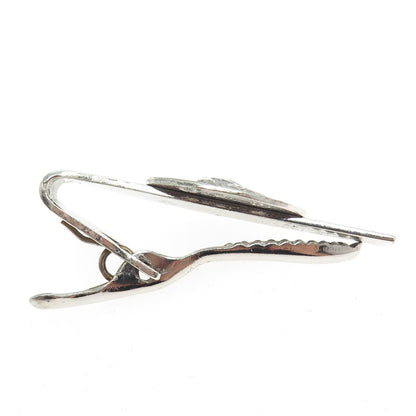 CREED 925 Sterling Silver Vintage 1961 Saint Christopher Religious Tie Clip