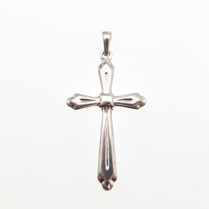 925 Sterling Silver Vintage Cross Charm Pendant